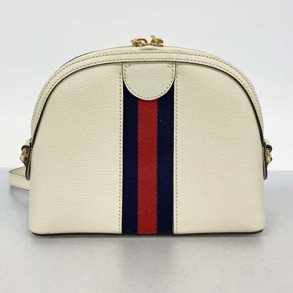 GUCCI White Leather Shoulder Bag - Picture 11 of 11